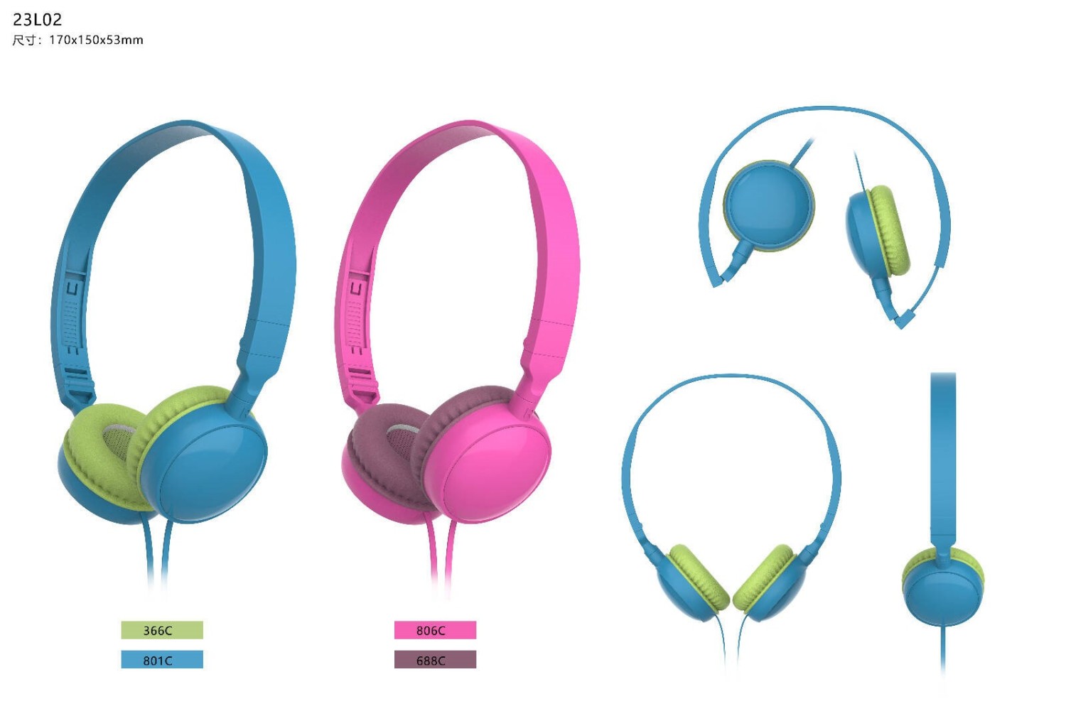 Fifine Headset 3.5 mm TRS-23L02