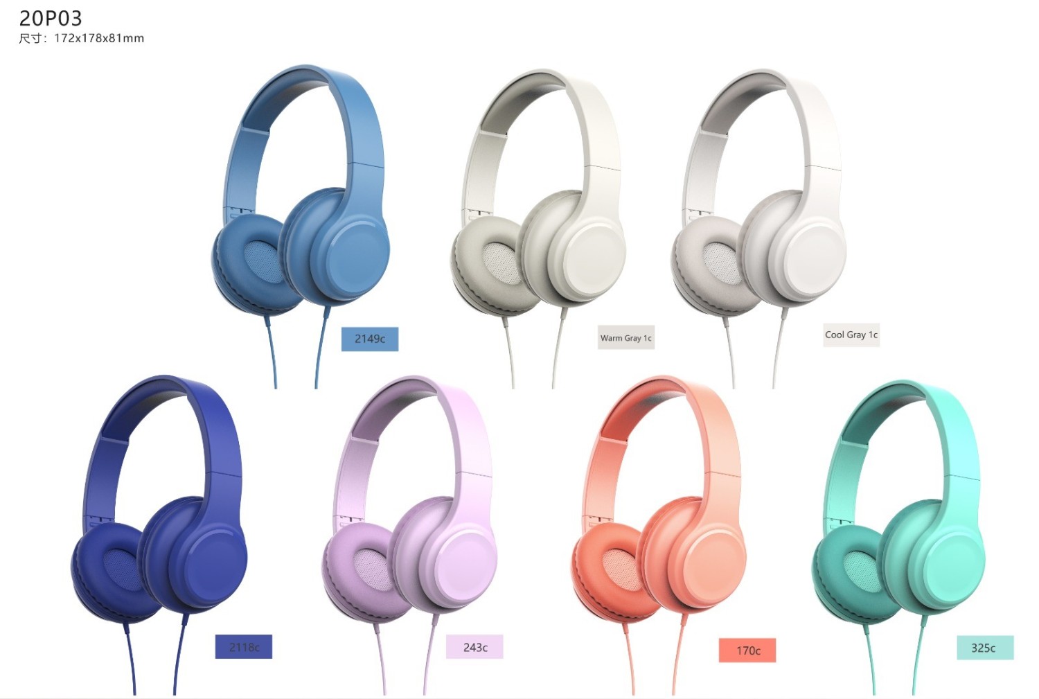 Fifine Headset 3.5 mm TRS-20P03