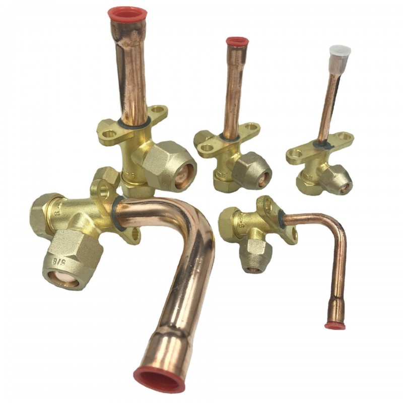 straight and bend pipe stop valve