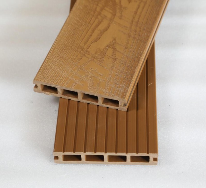 hollow deep embossing WPC decking TRS-511