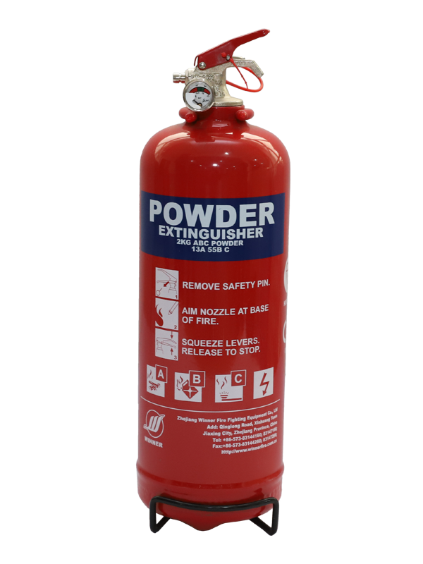 2kg Portable Dry Powder Fire Extinguisher