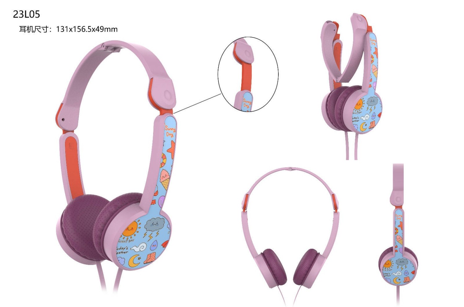 Fifine Headset 3.5 mm TRS-23L05